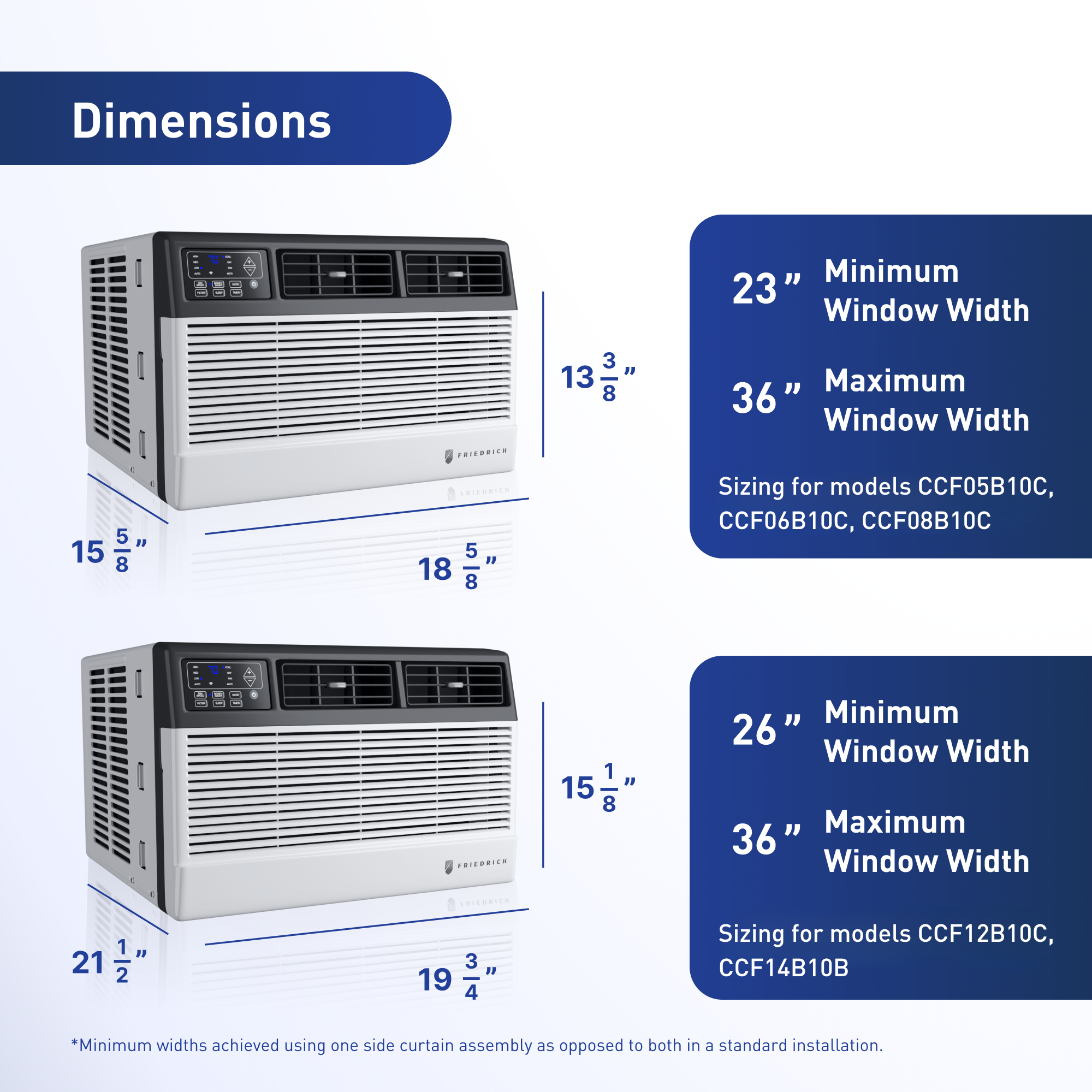 Chill Premier Smart Window Air Conditioners | Friedrich